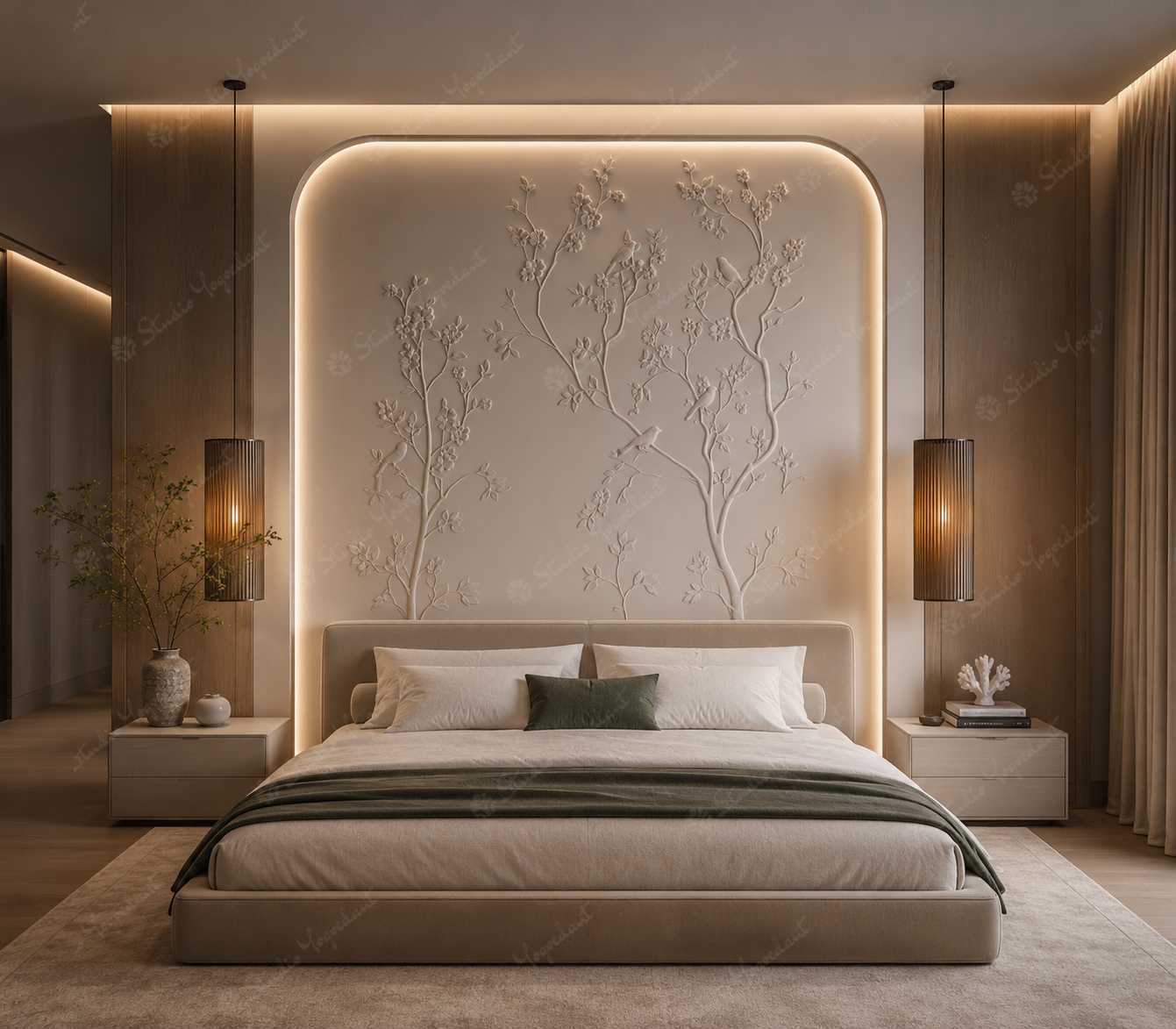 The Morning Garden- Relief Wall Art