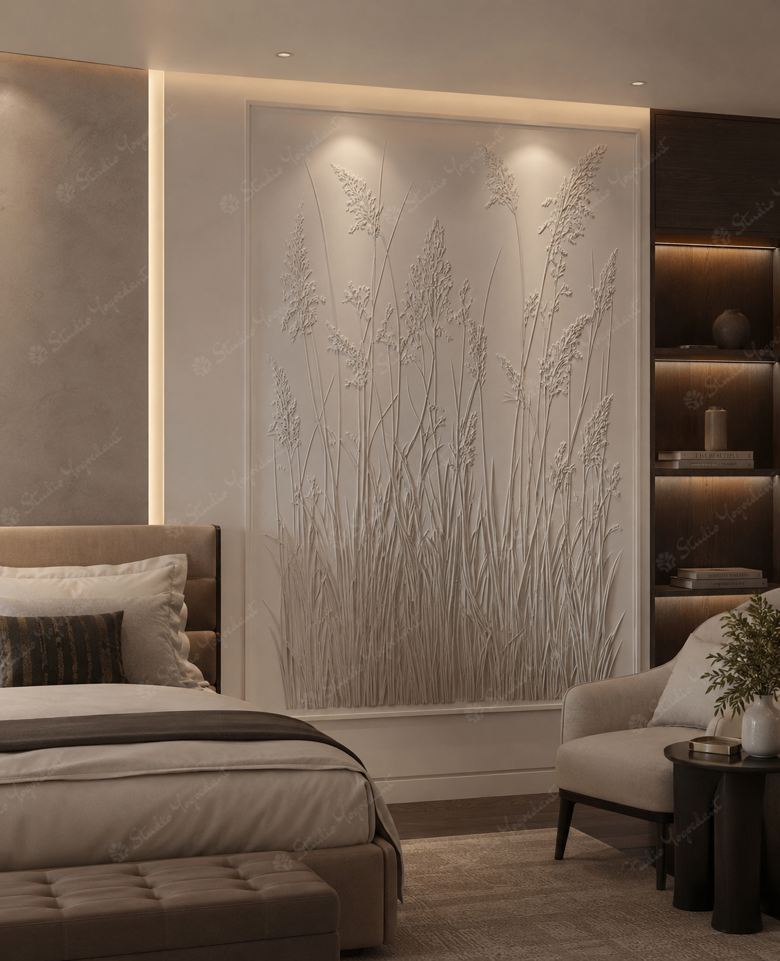 The Meadow Wall- Grass Botanical Wall Art