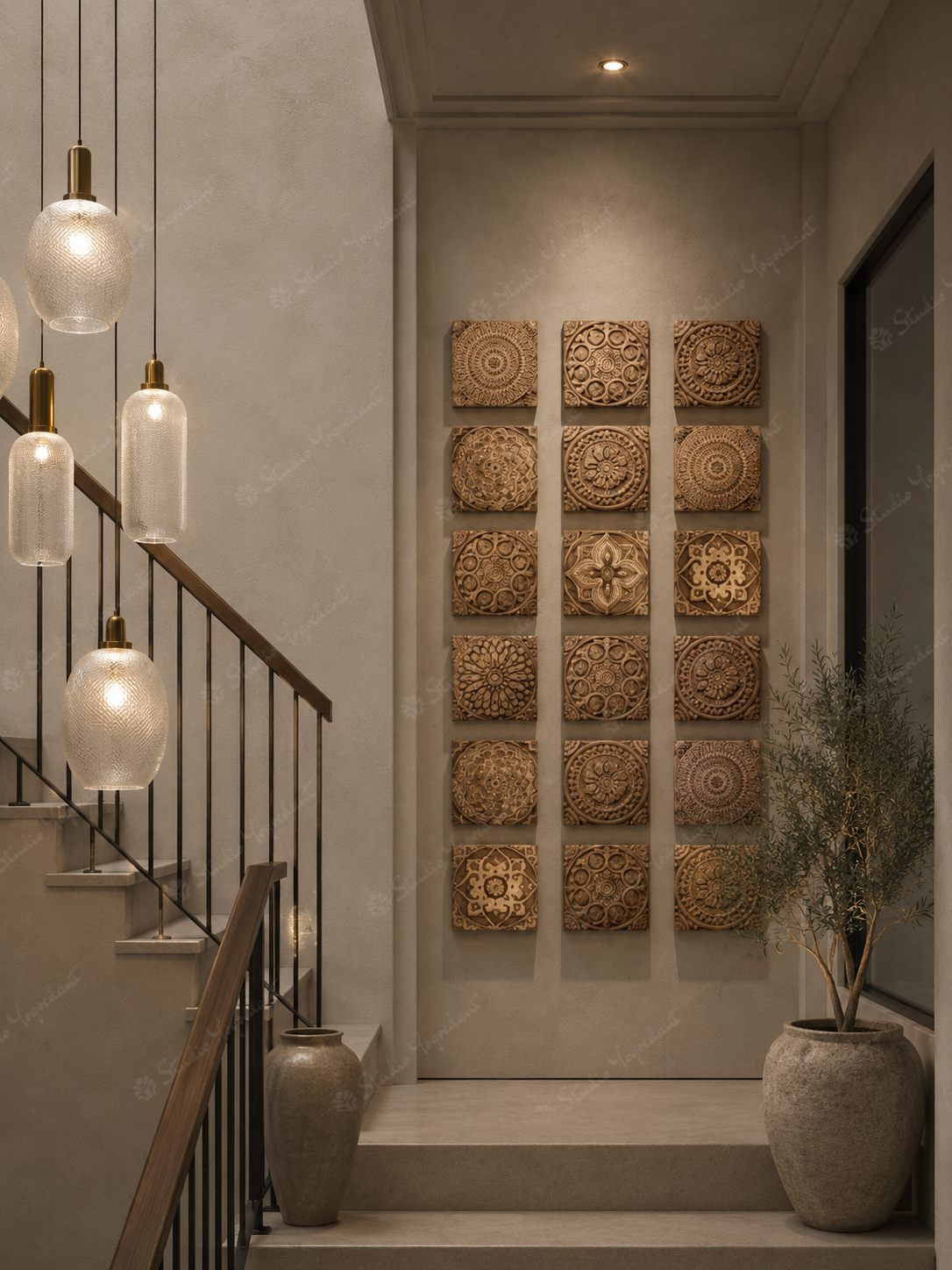 The Antique Carved Tile Matrix