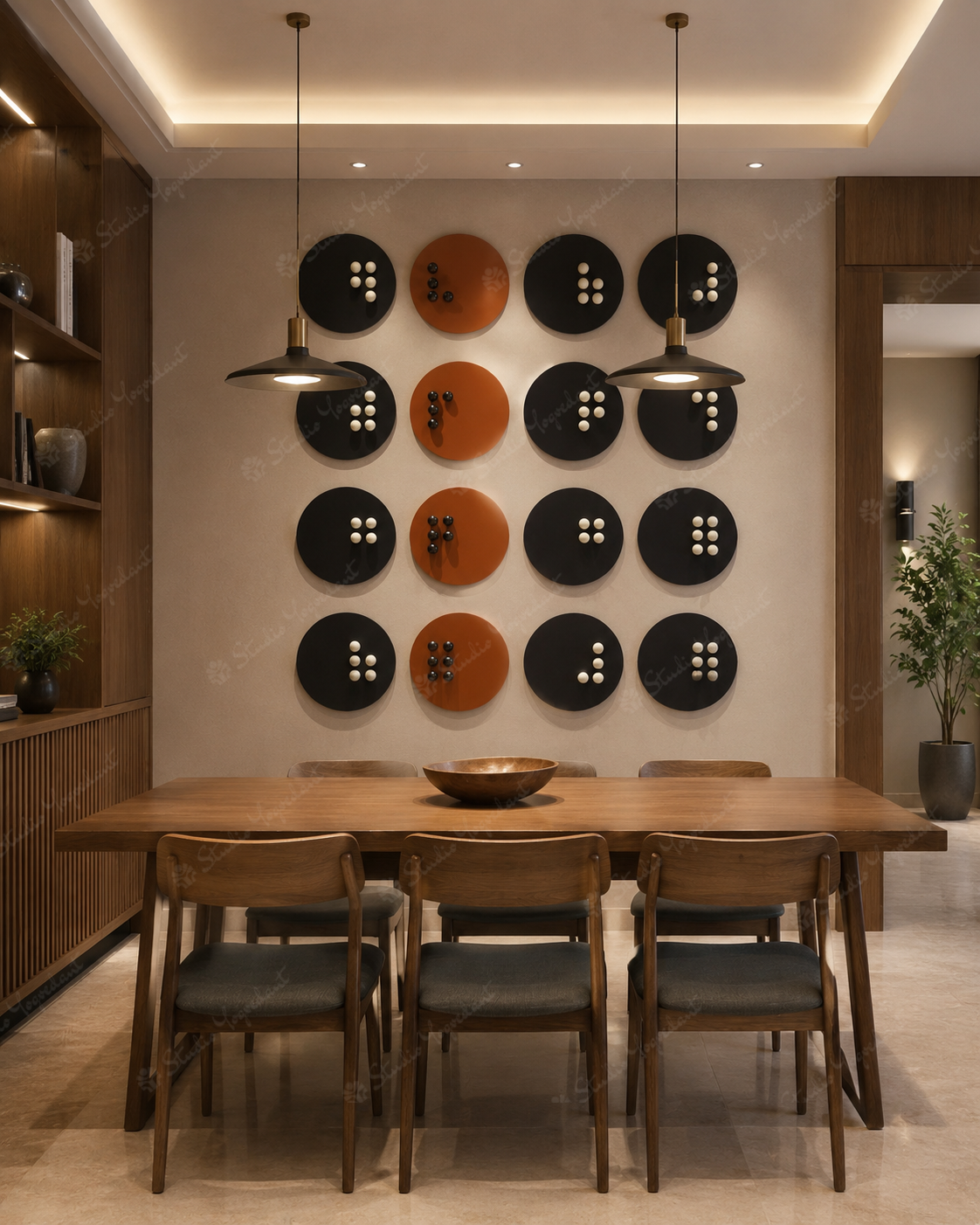 Modern Terracotta Domino Matrix - Image 2
