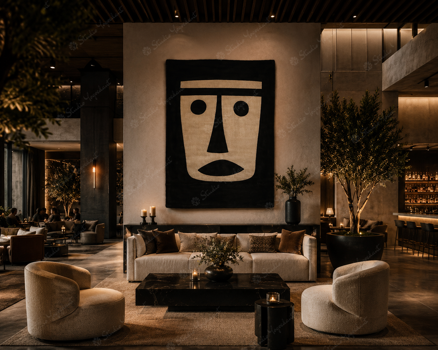 Bold Totem Face Painting - Image 2