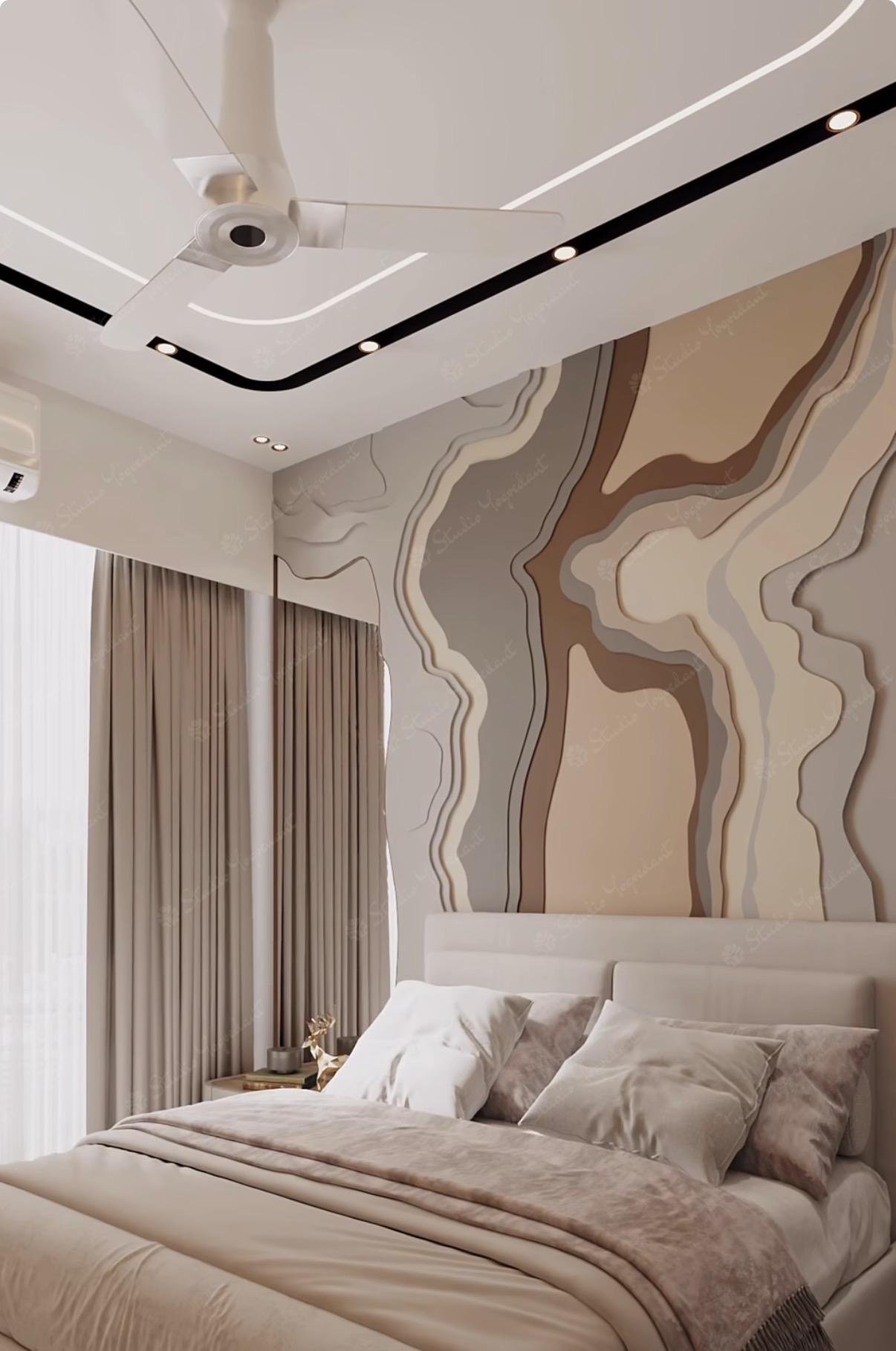 Desert Layers- Modern Layered Earth Abstract Wall Art