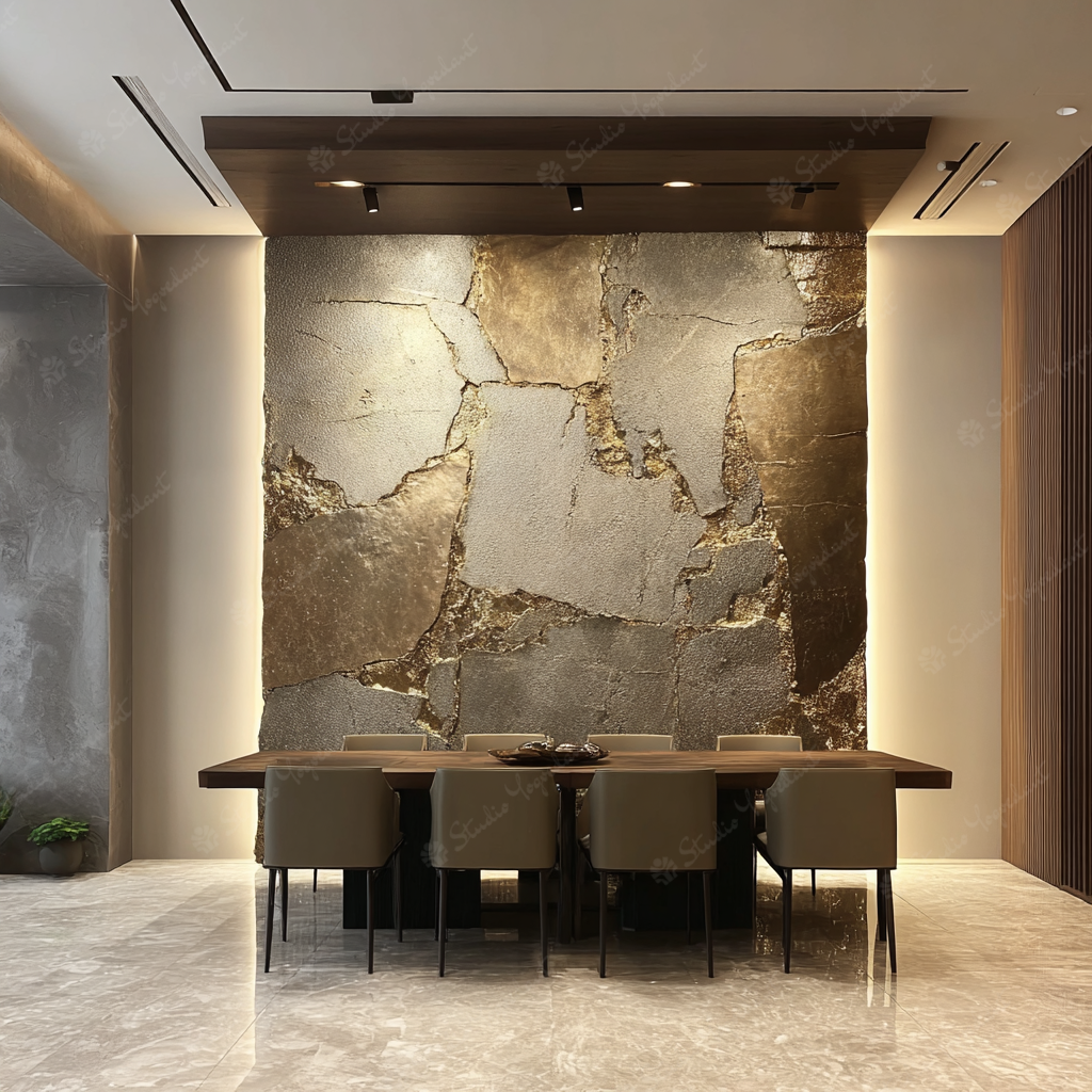 Melted Gold Slate Facade - Image 2