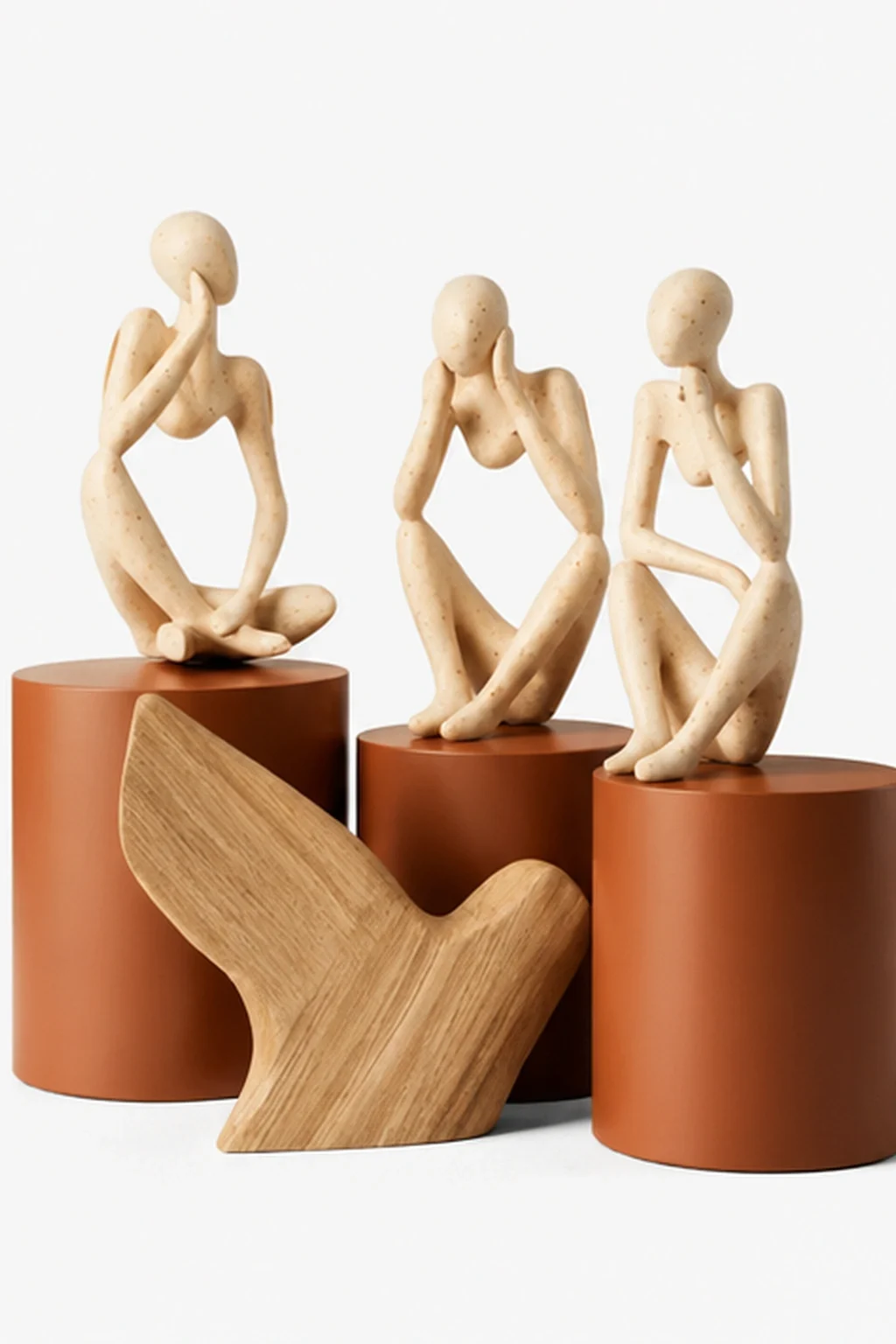 Three Humans Figurative Sculpture - Image 3