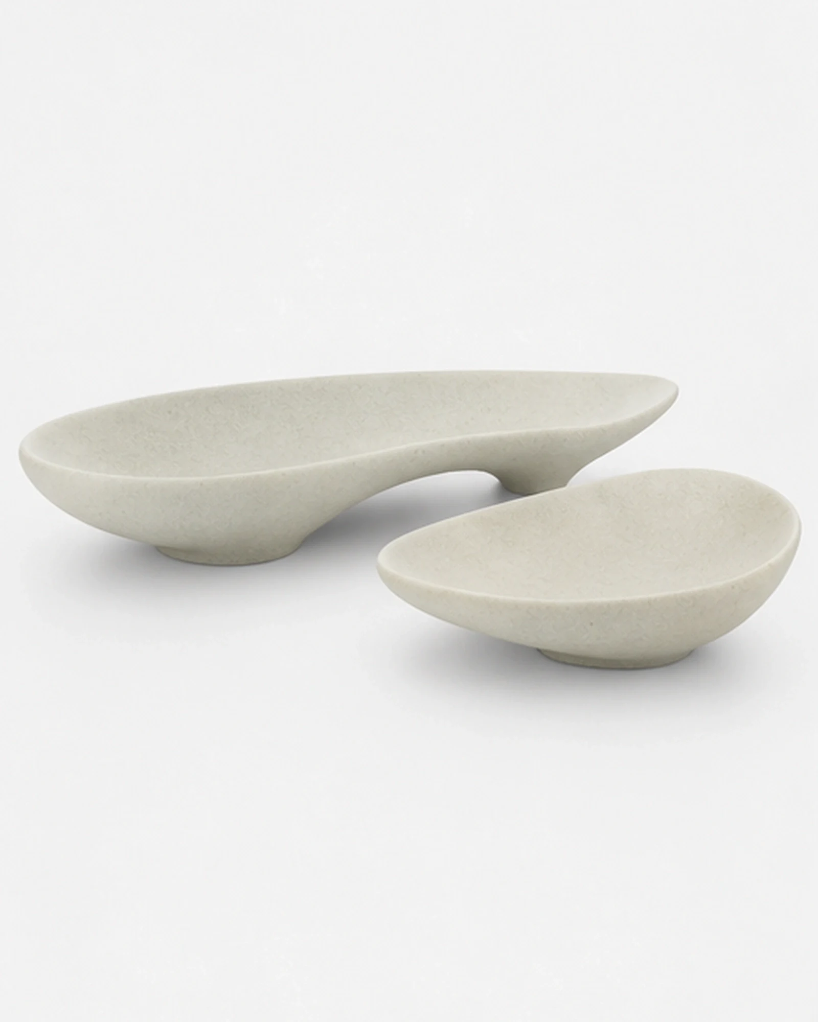 Twin Minimal Stone Bowls Set - Image 3