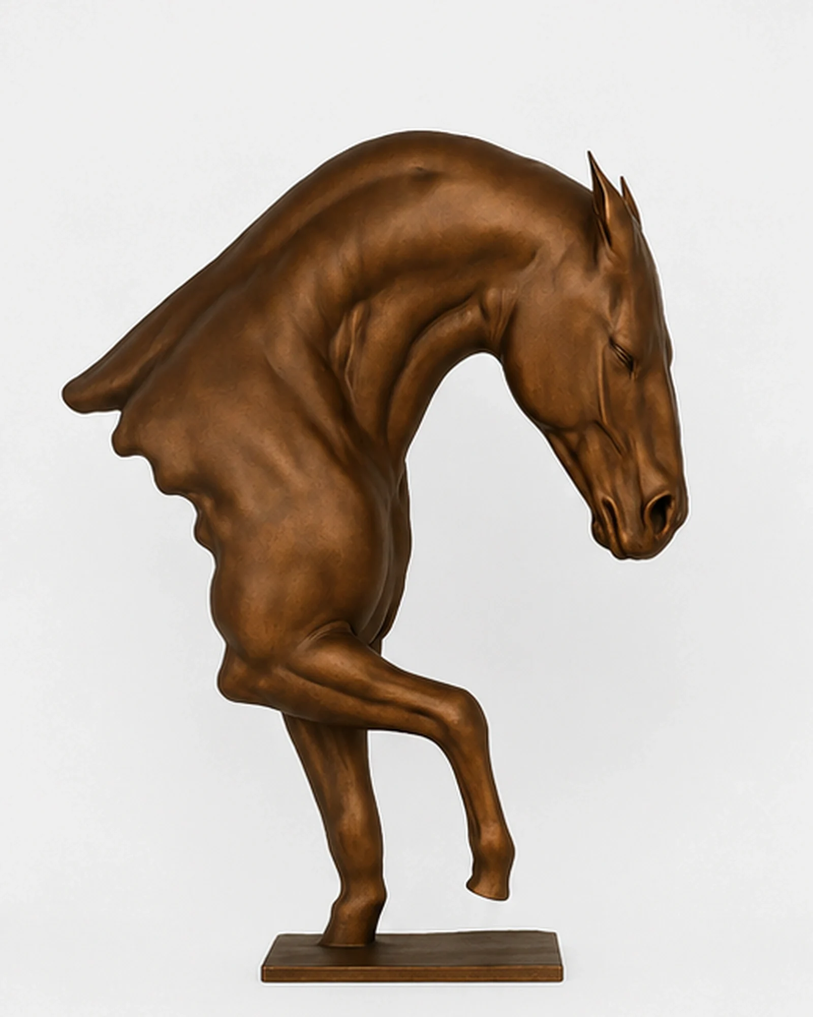 Augustus Horse Wall Sculpture - Image 3
