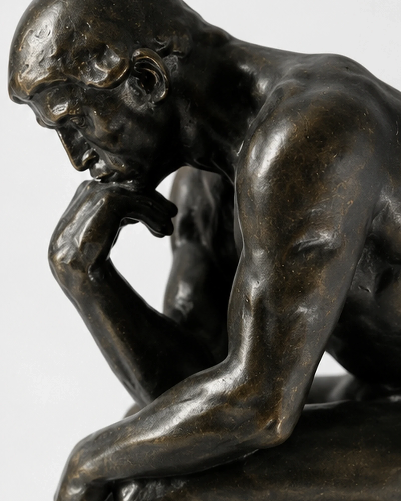 Museum Thinker Figurine Sculpture - Image 3