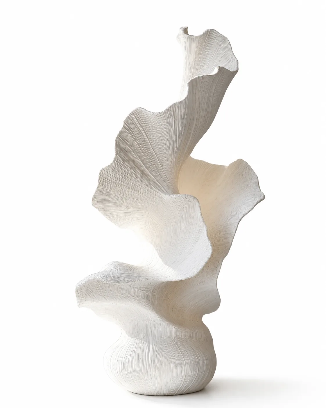 Striped Orb Figure Sculpture - Version 02 - Image 3