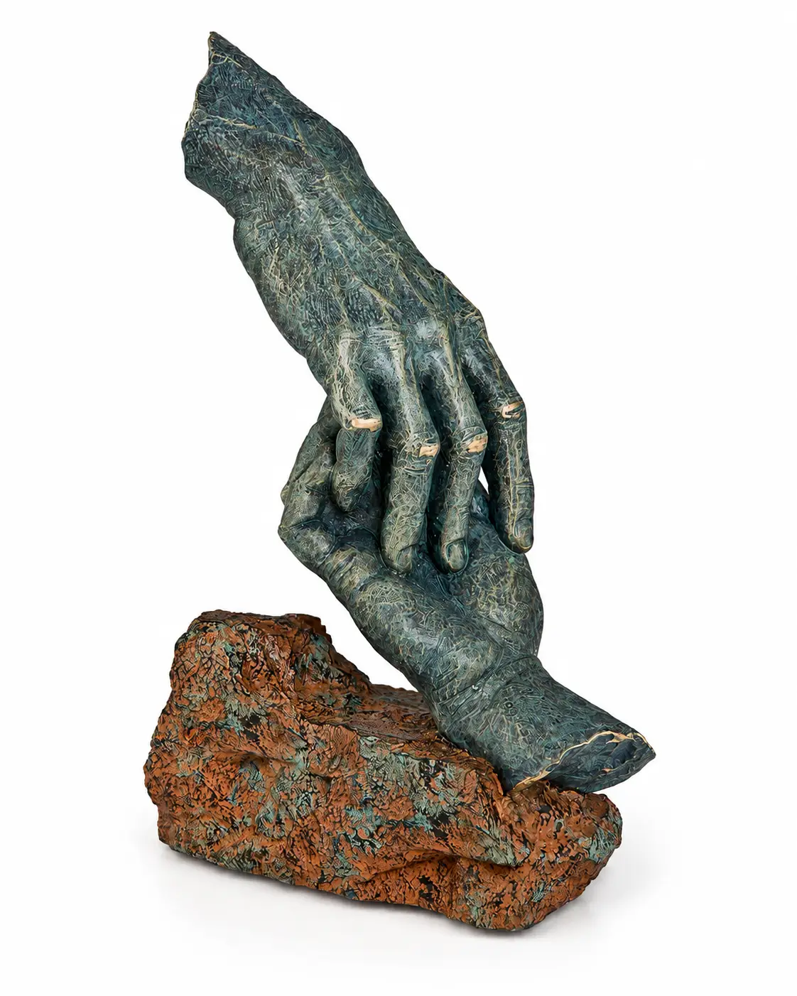 Memories Together Hand & Stone Sculpture - Image 4