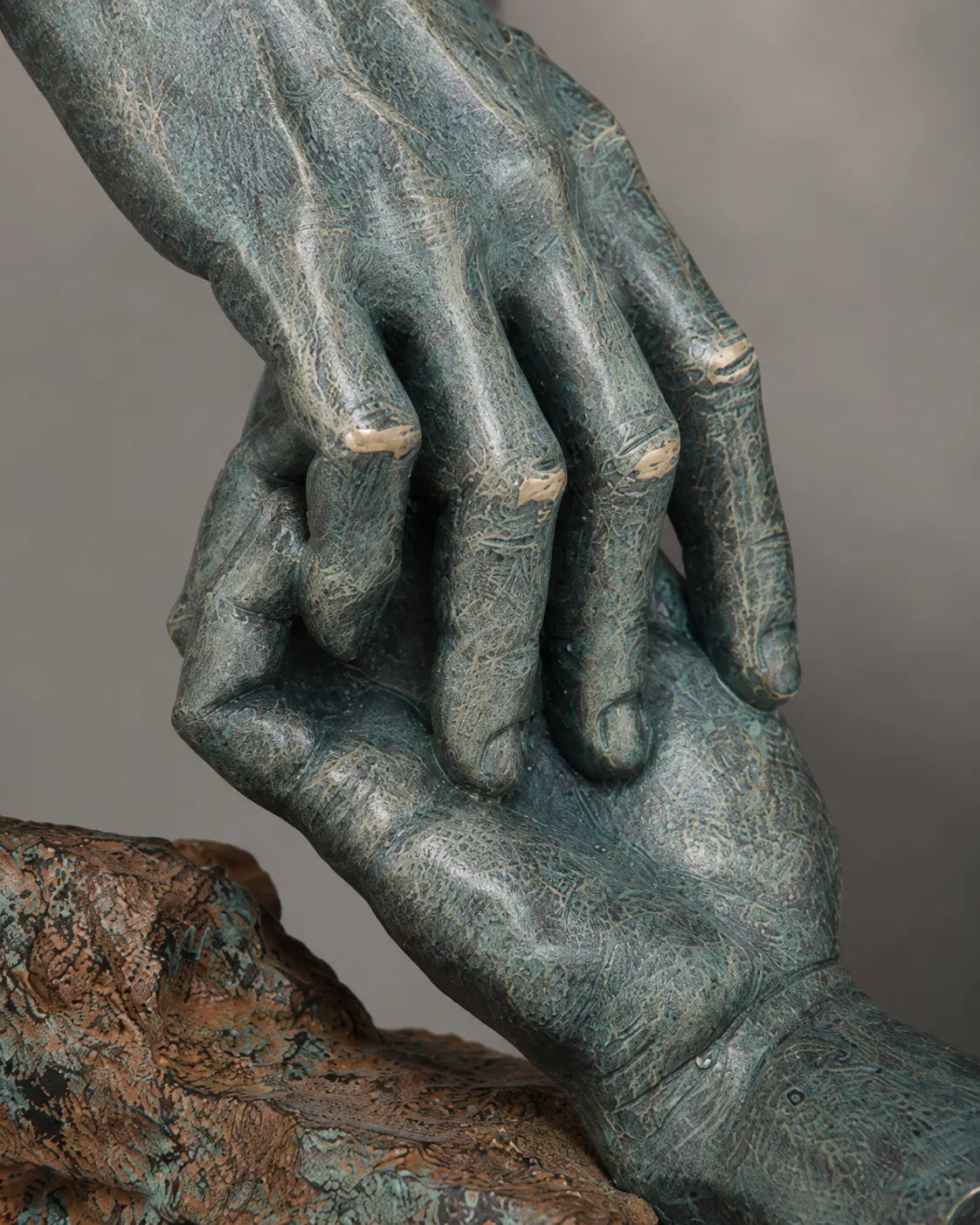 Memories Together Hand & Stone Sculpture - Image 3