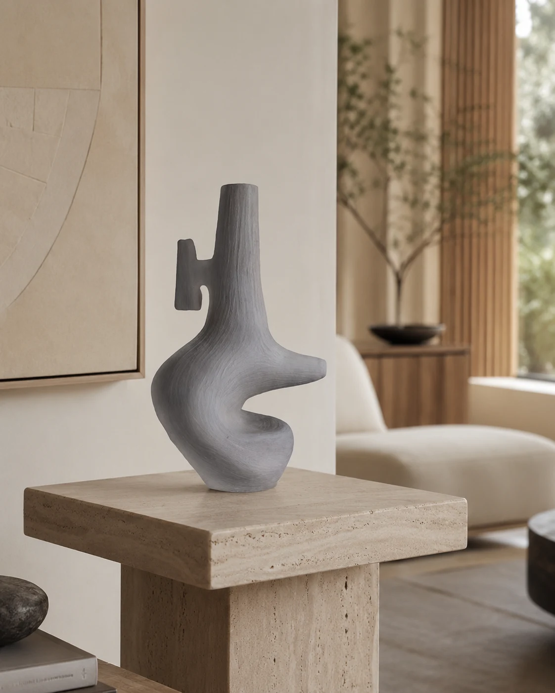 Sierra Abstract Ceramic Vase - Image 2