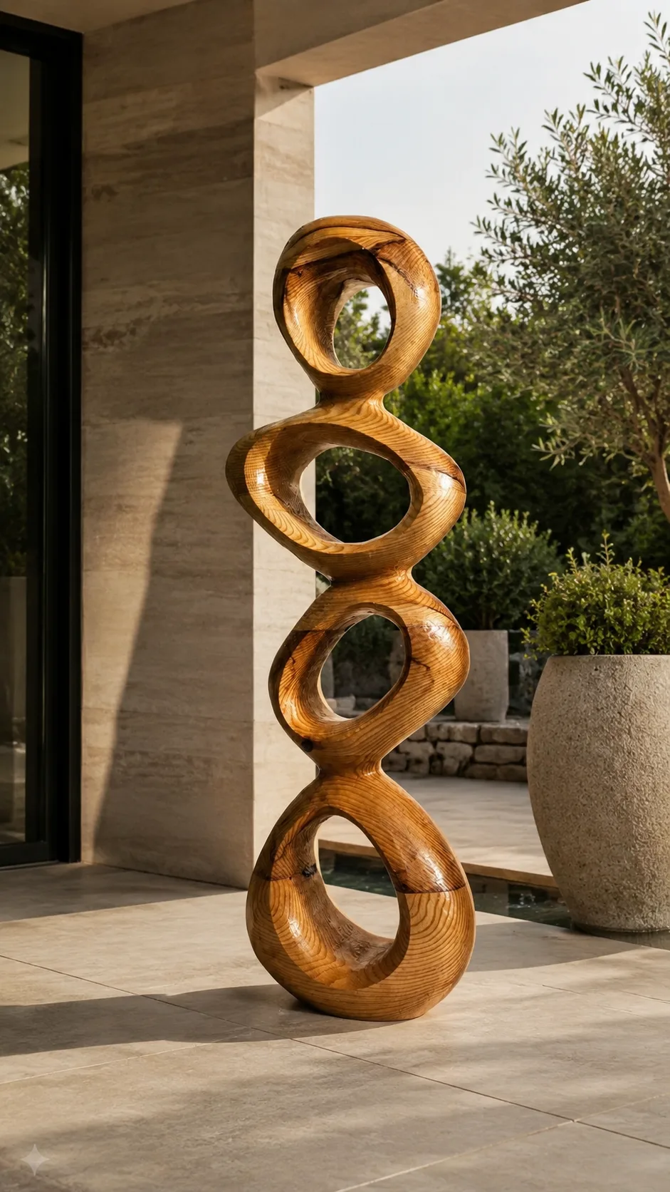 Wood Finish Organic Chain Totem - Image 2