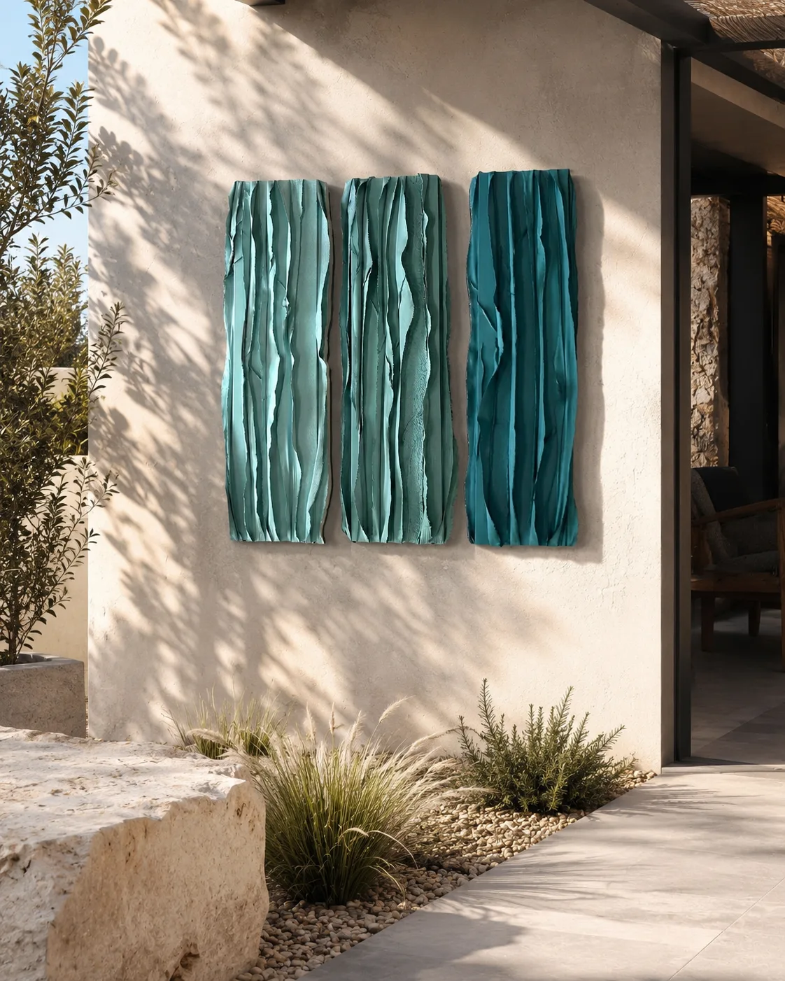 Teal Vertical Flow Relief Set - Image 3