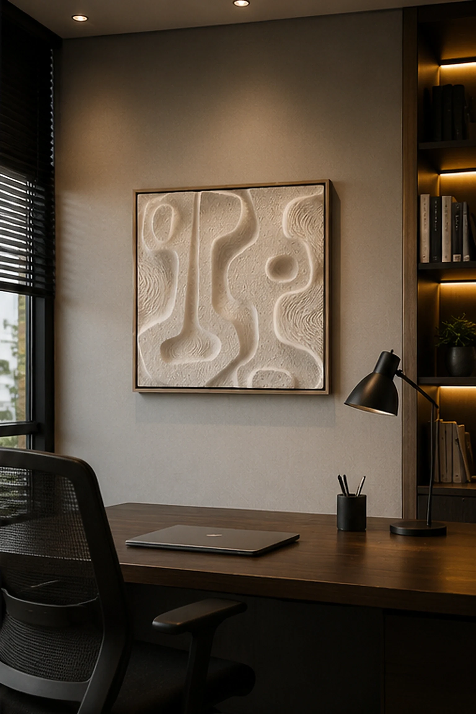 Evolution Cream Relief Tile - Image 4