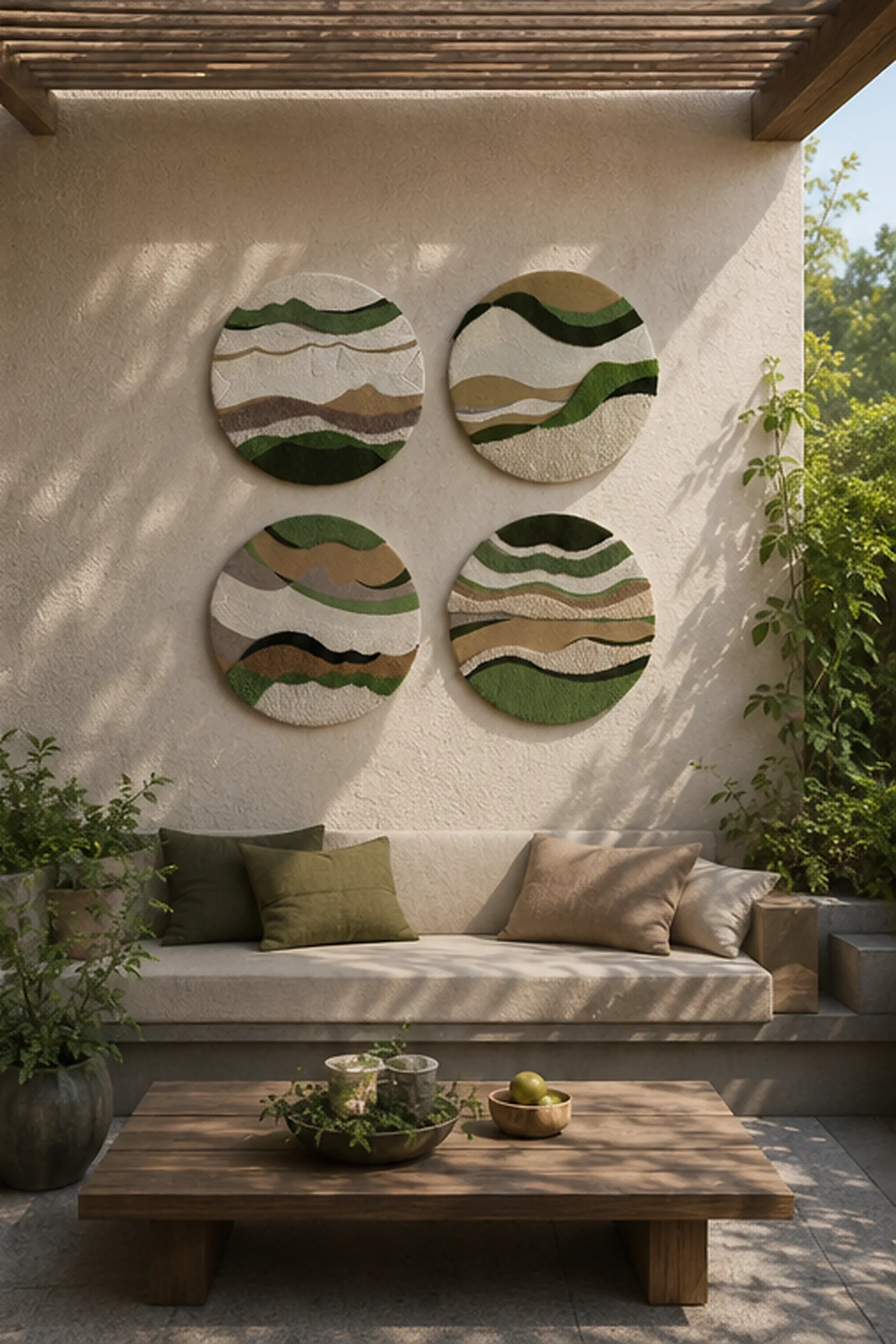 Landscape Disc Wall Set