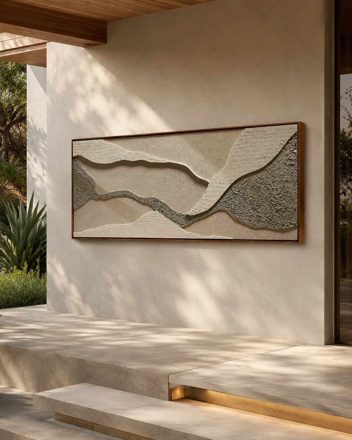 Layered Stone Landscape Relief - Image 2