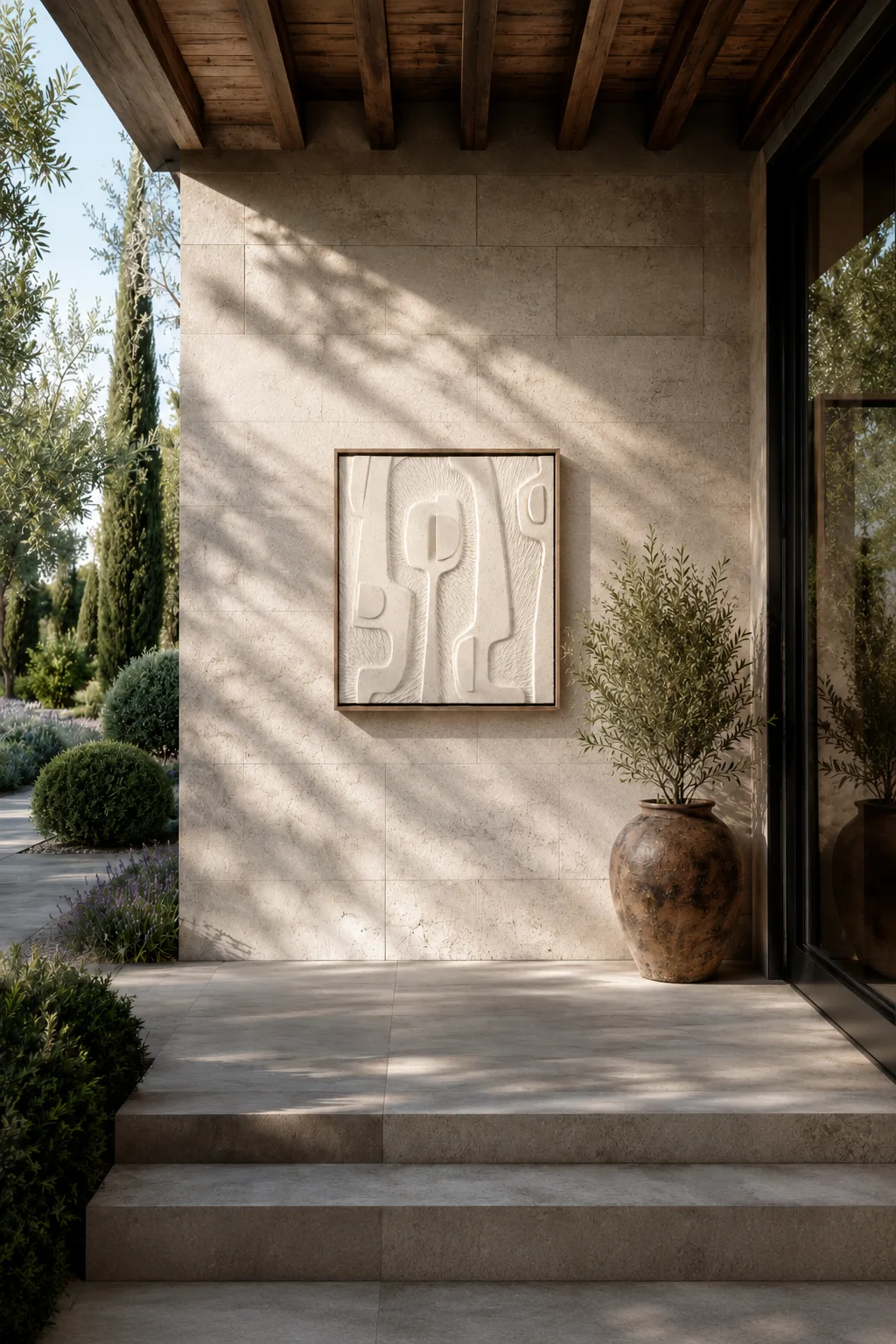 Aurora Framed Relief Panel