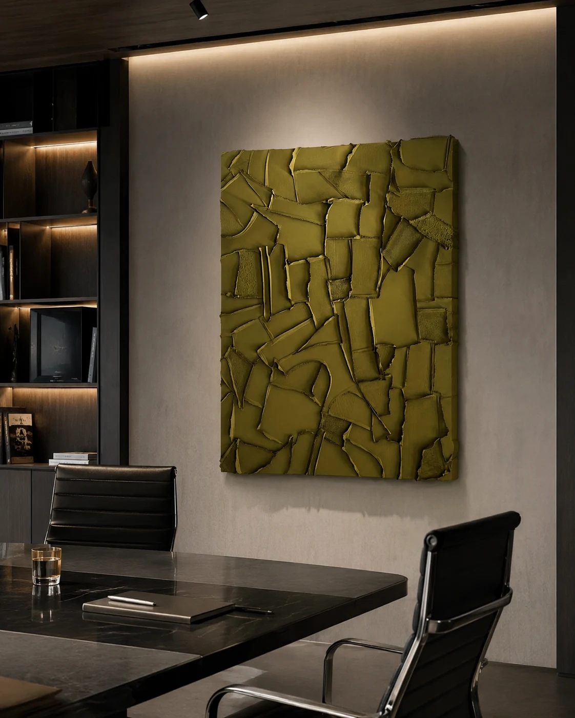 Olive Fragment Relief Panel - Image 2