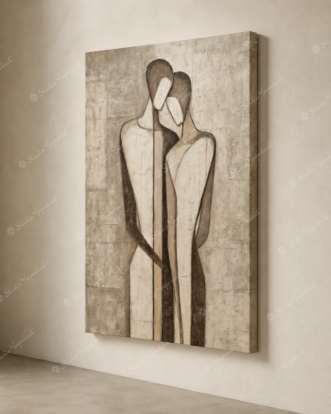 Modern Minimal Figurative Acrylic Art - Image 6