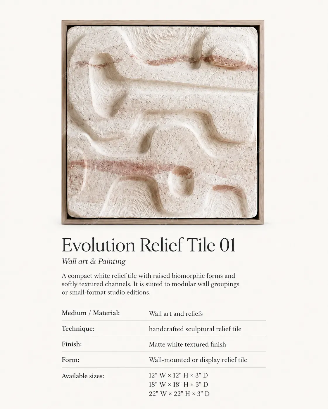 Evolution Relief Tile 01 - Image 3