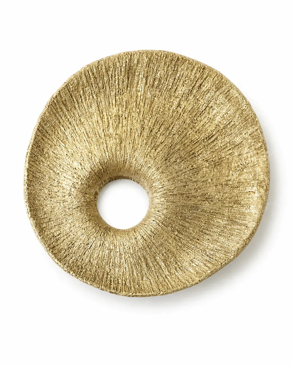 Golden Woven Halo Wall Art