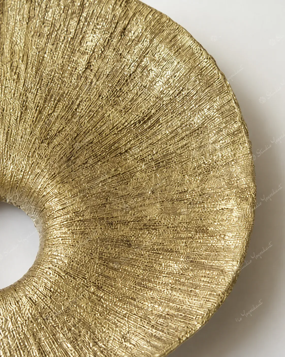Golden Woven Halo Wall Art - Image 2