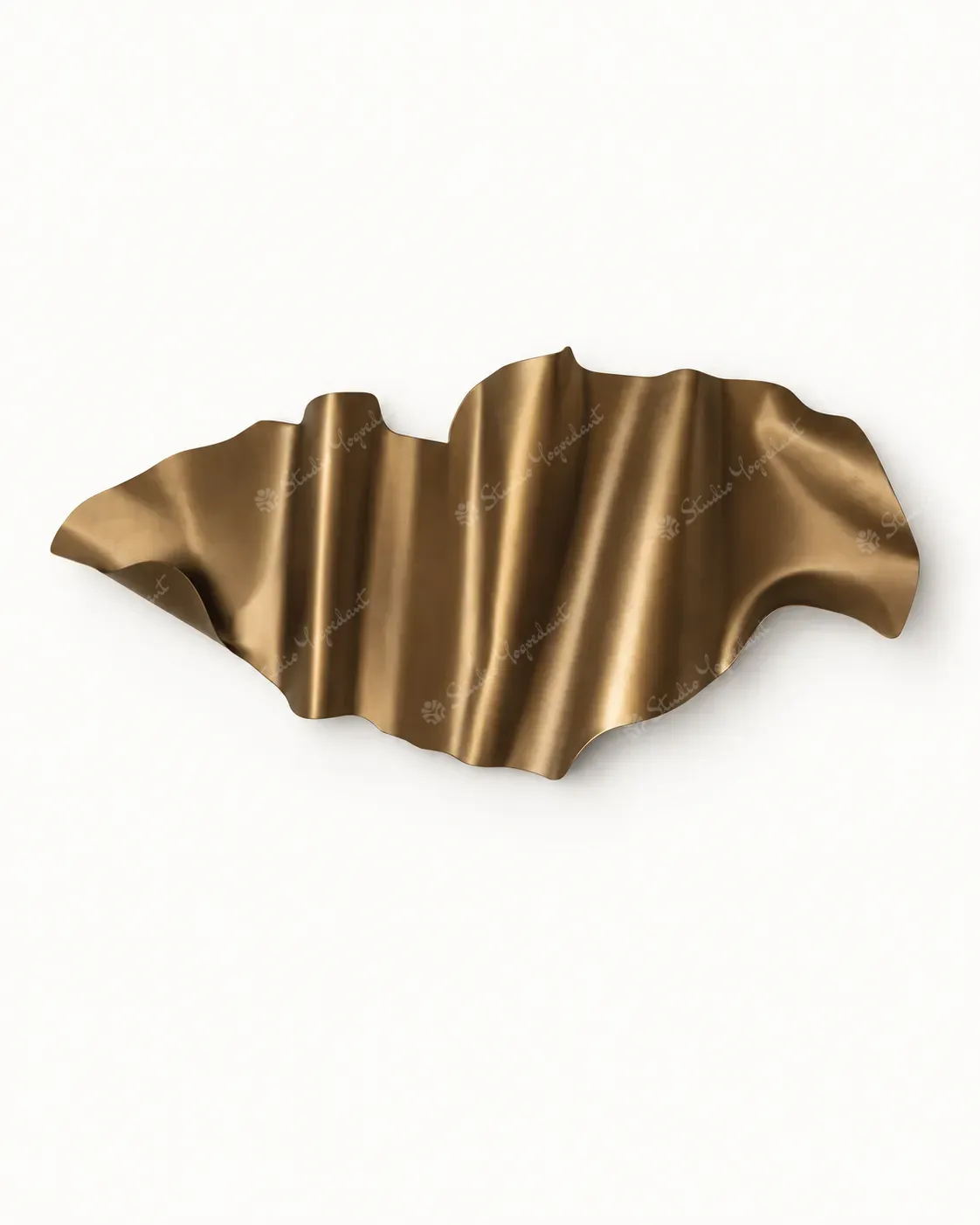 Bronze Wave Wall Sculpture