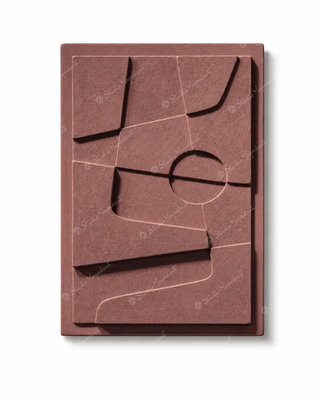 Terracotta Line Relief Panel