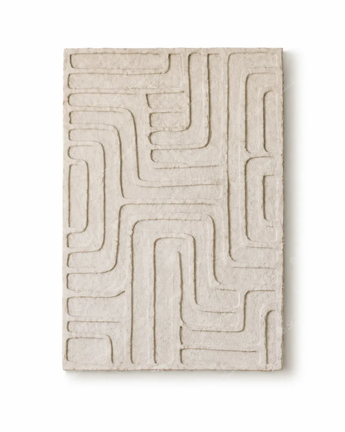 Labyrinth Line Relief Panel