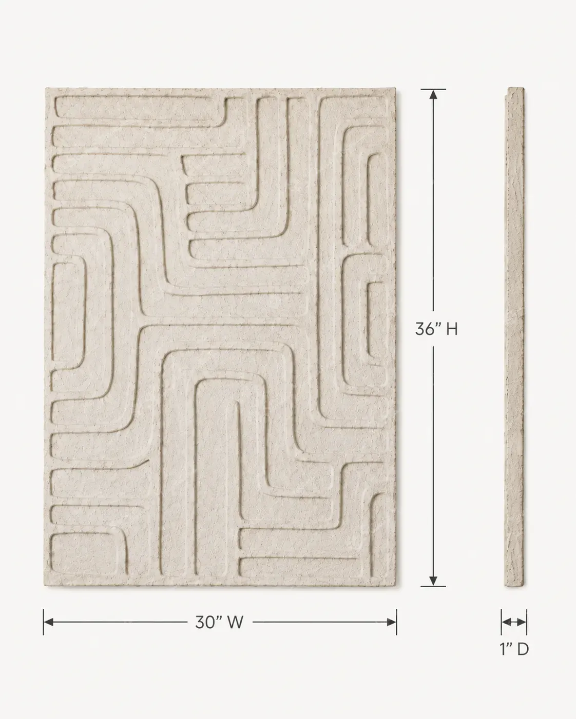 Labyrinth Line Relief Panel - Image 5