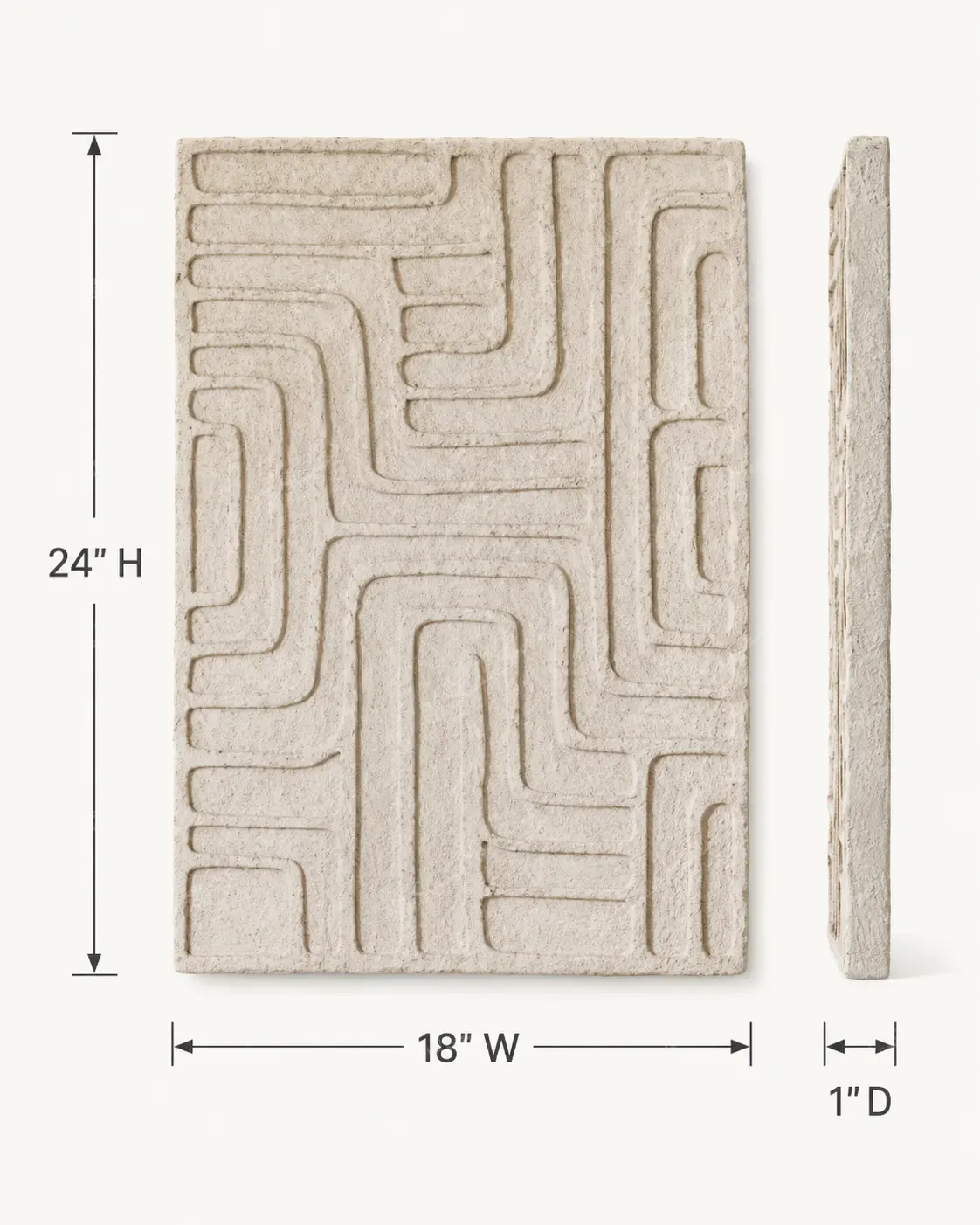 Labyrinth Line Relief Panel - Image 6