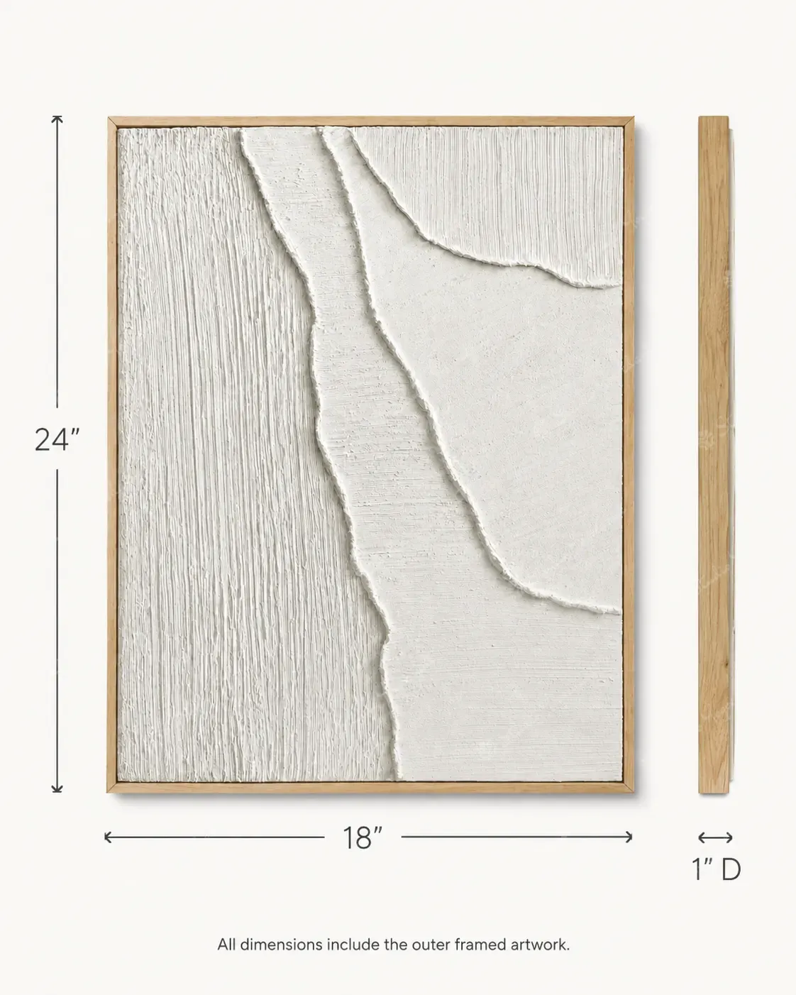 Cracked White Texture Relief - Image 4
