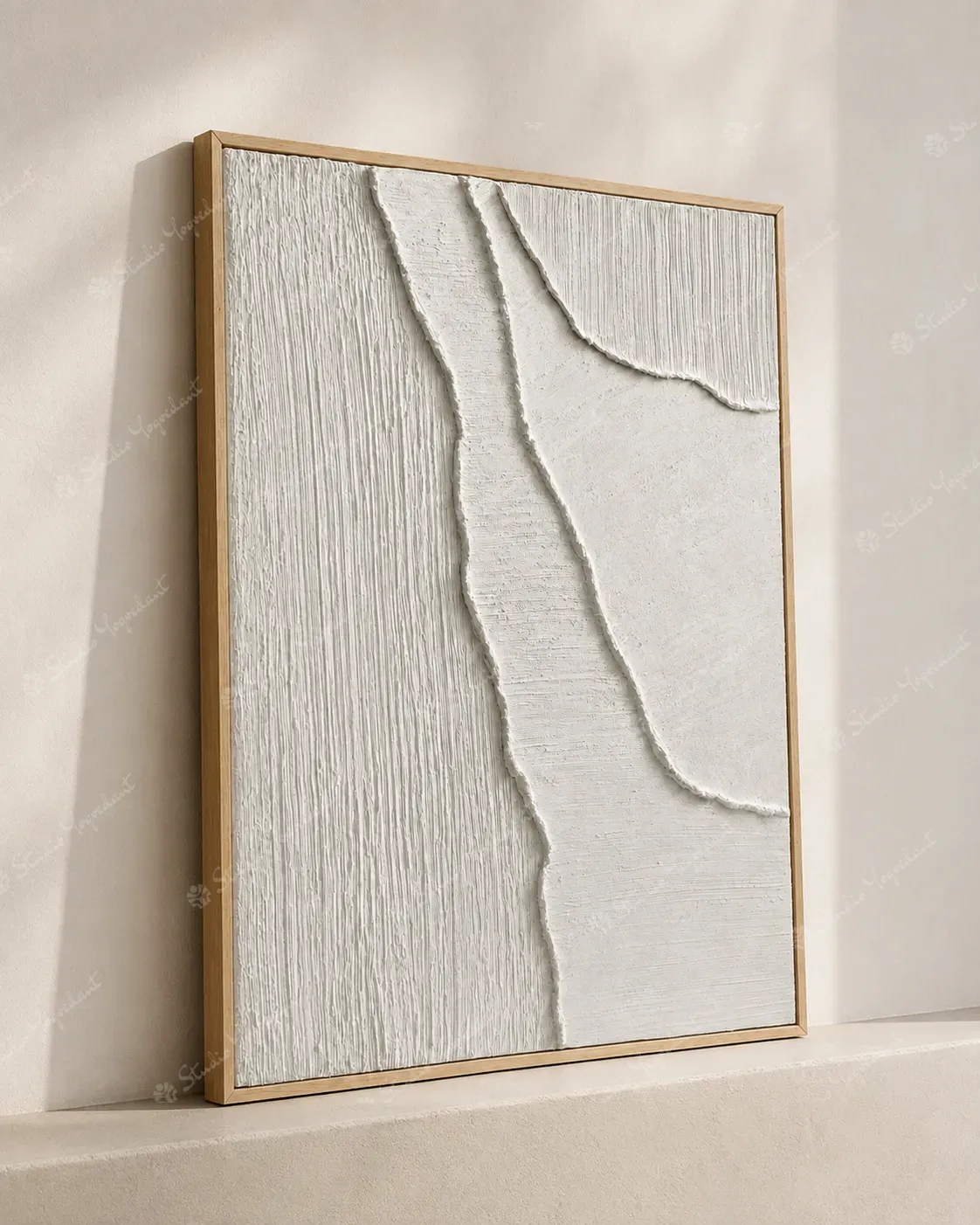 Cracked White Texture Relief - Image 7