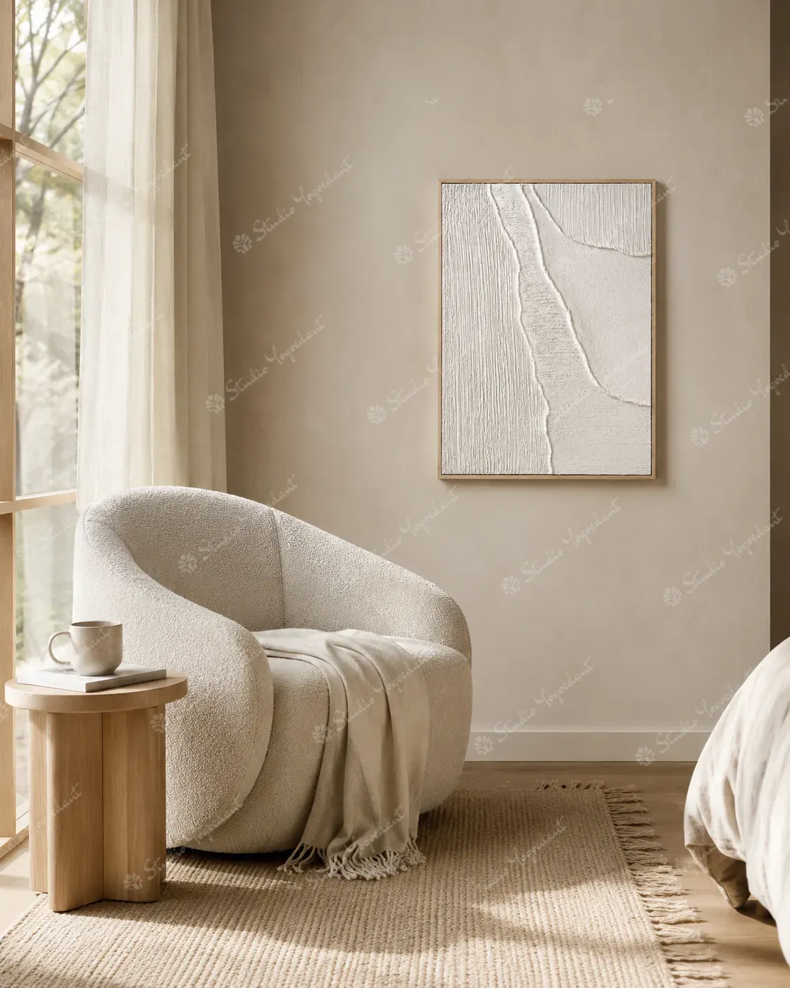 Cracked White Texture Relief - Image 8