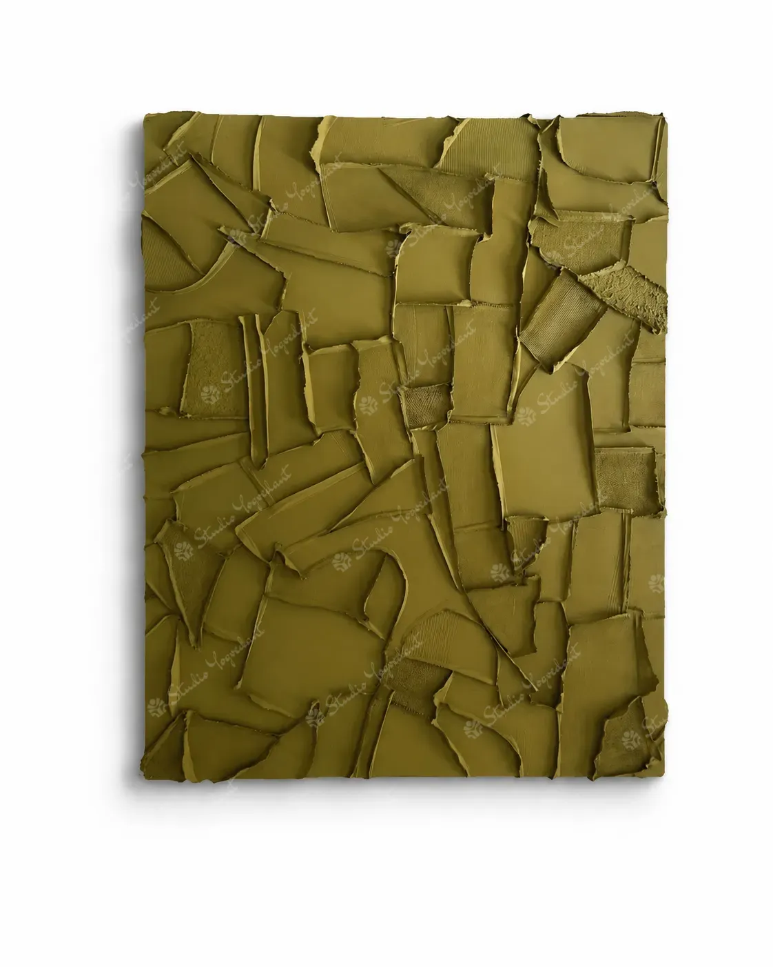 Olive Fragment Relief Panel
