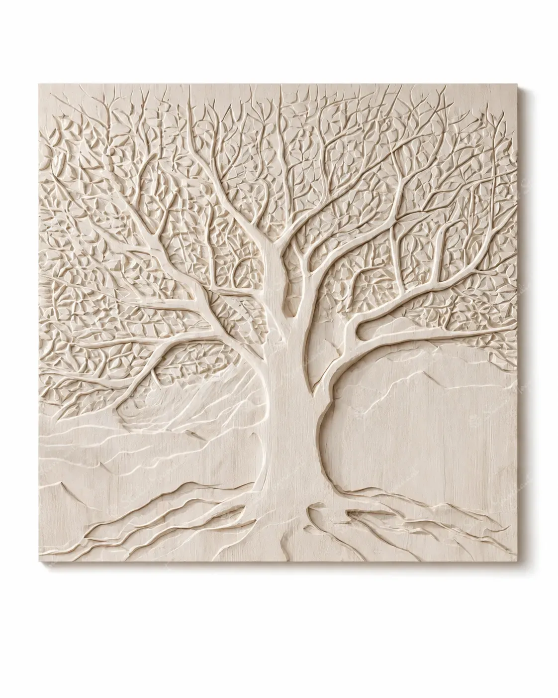 Tree of Life Textured Wall Relief