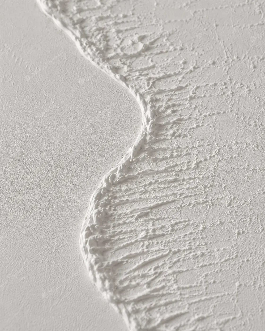 White Topographic Relief Panel - Image 2