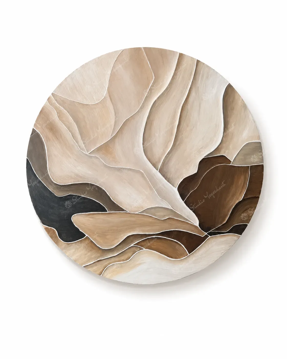 Round Terrain Relief Plate