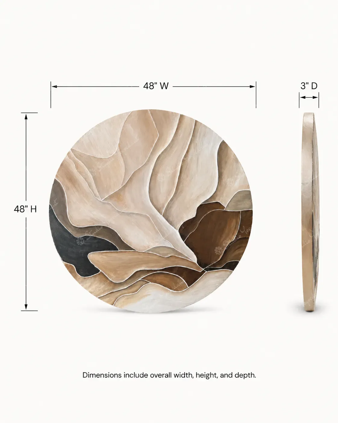 Round Terrain Relief Plate - Image 6