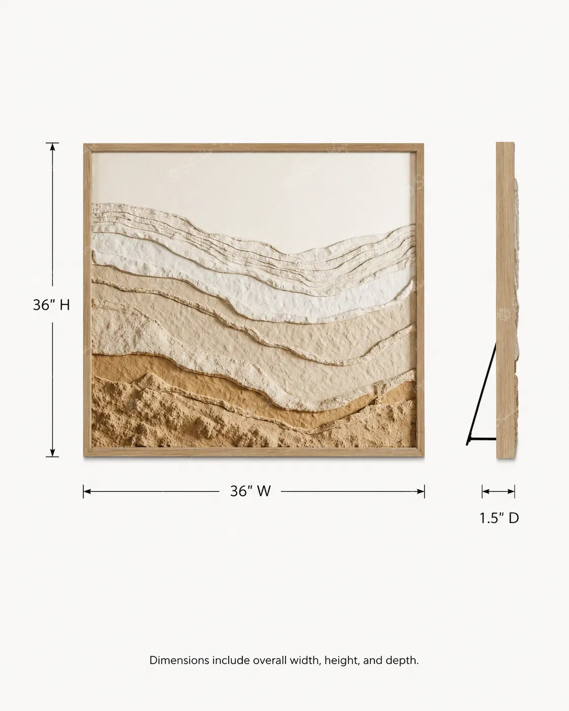 Layered Sandstone Landscape Panel - Image 4
