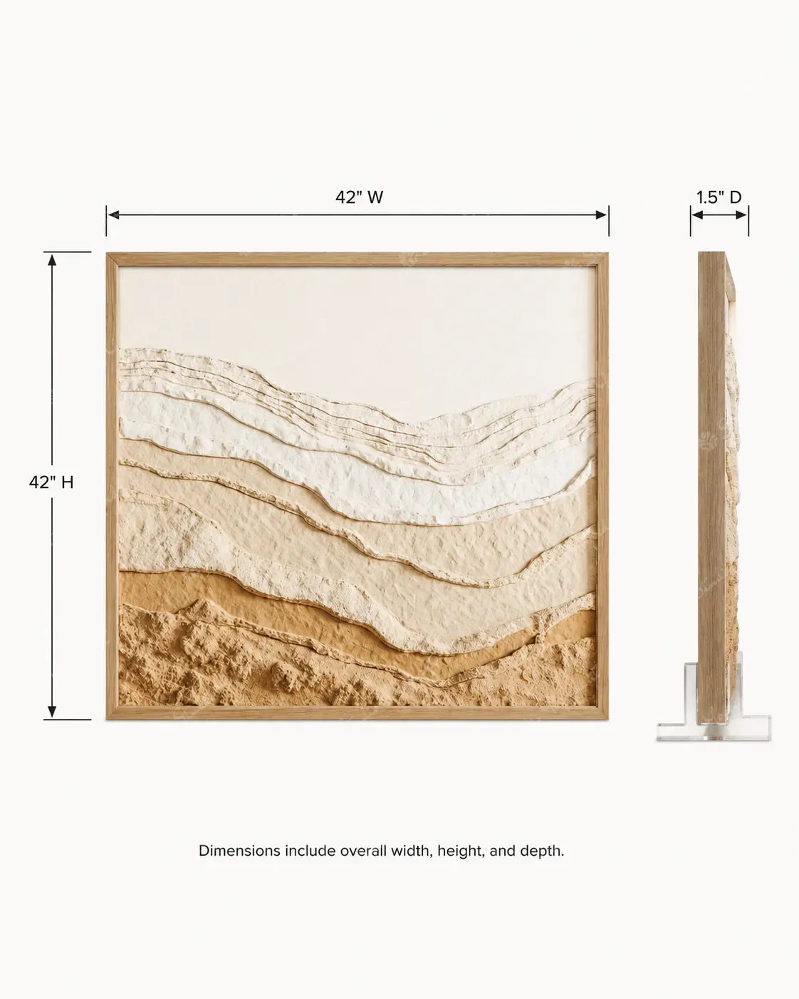 Layered Sandstone Landscape Panel - Image 5