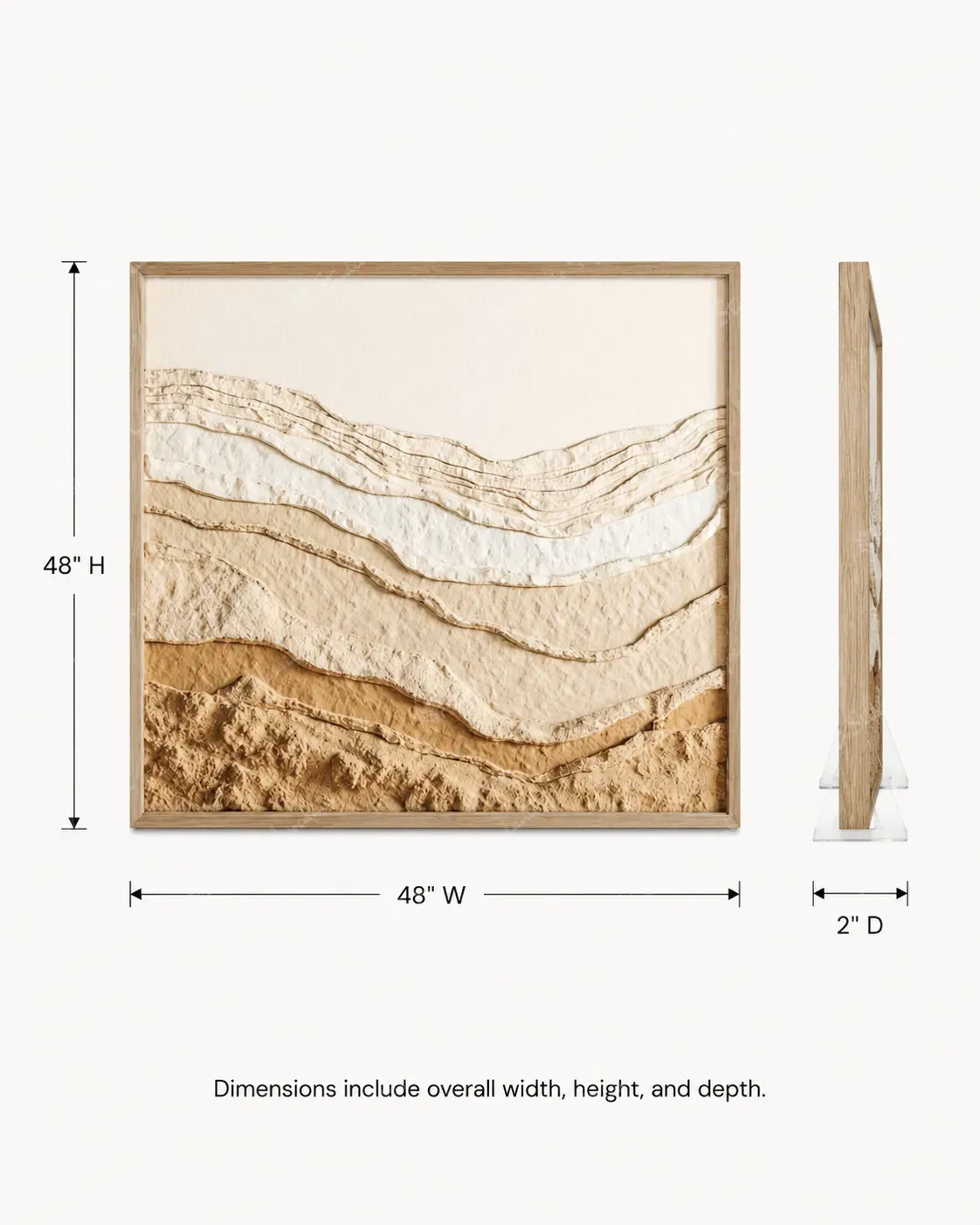 Layered Sandstone Landscape Panel - Image 6
