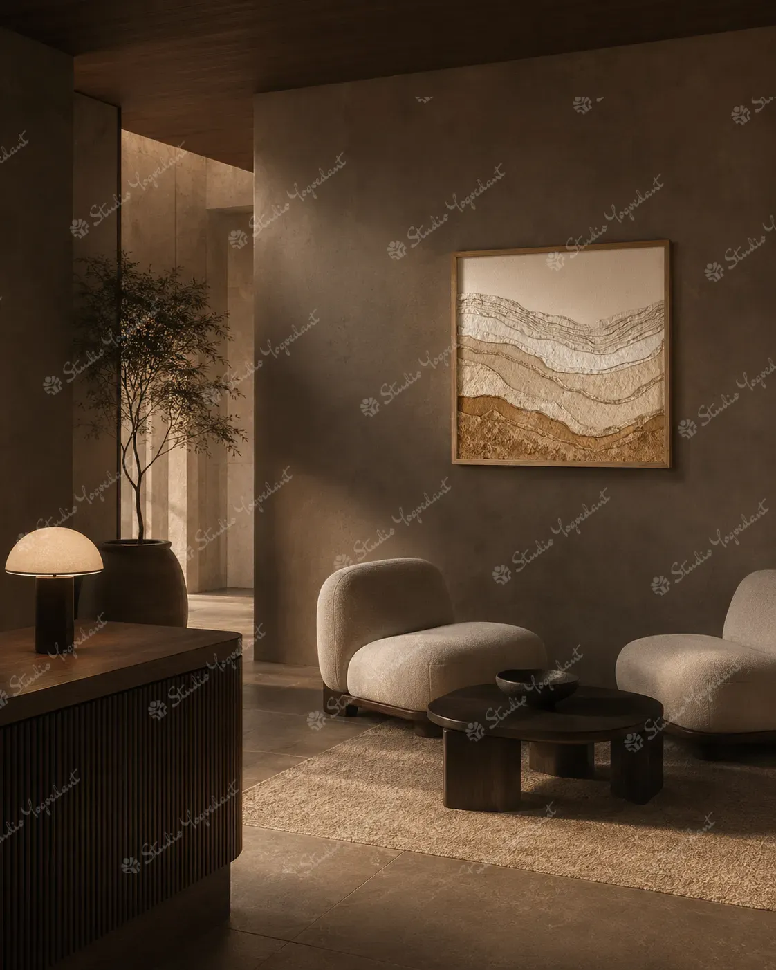 Layered Sandstone Landscape Panel - Image 9