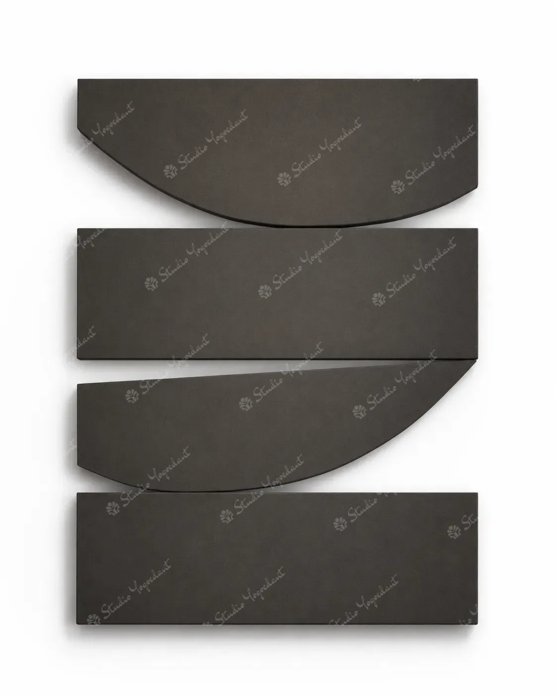 Architectural Half-Moon Wall Relief