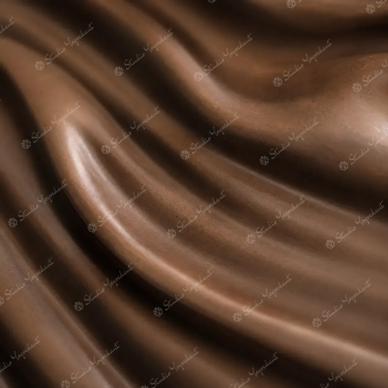 Brown Wave Relief Panel - Image 2