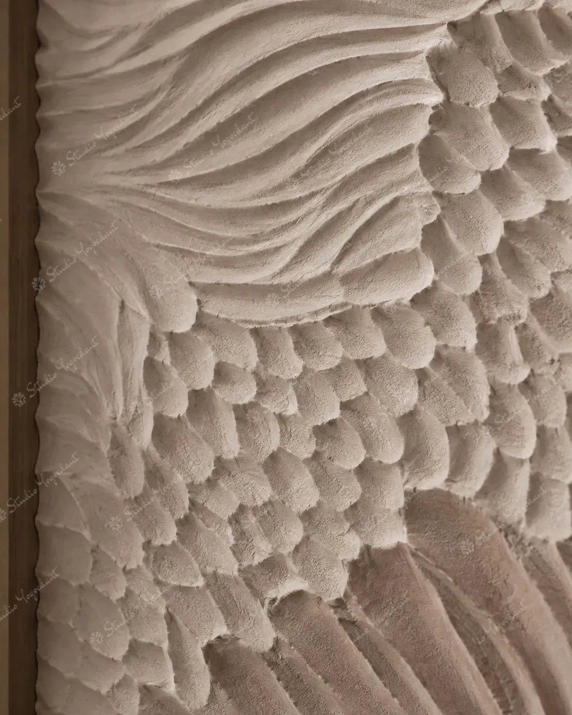 Botanical Fan Relief Wall Panels - Image 2