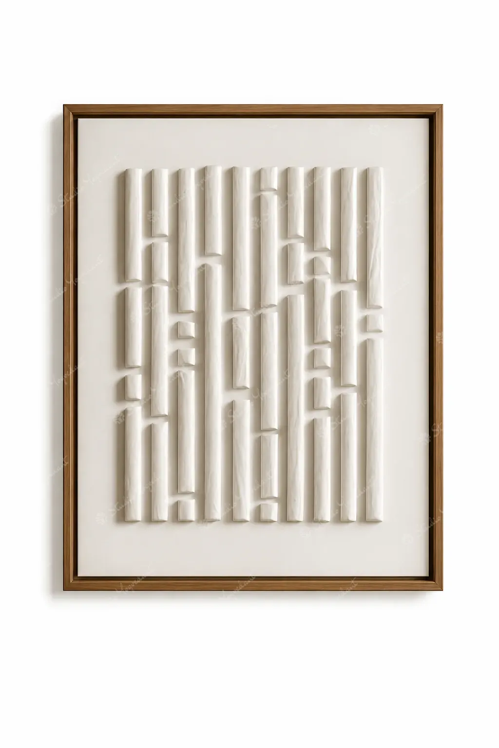 Vertical Reed Line Artwork