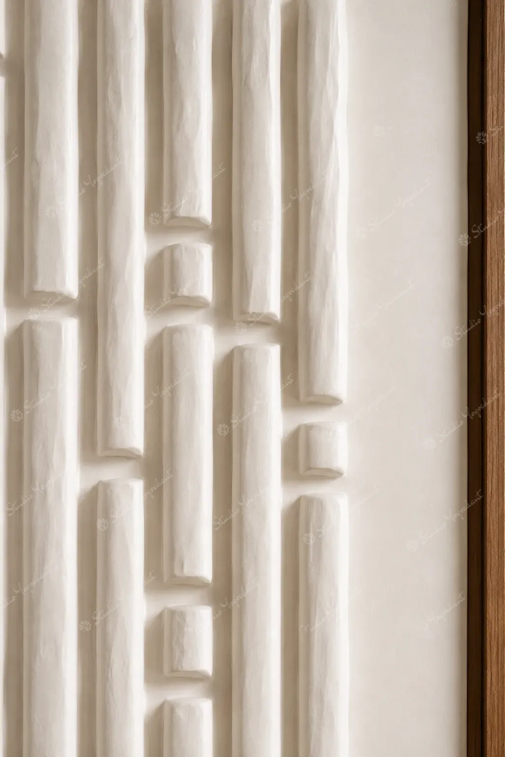 Vertical Reed Line Artwork - Image 2