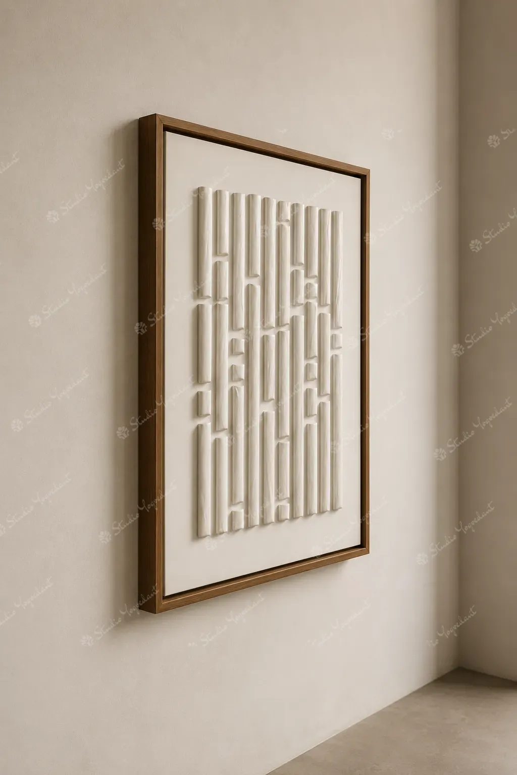 Vertical Reed Line Artwork - Image 7