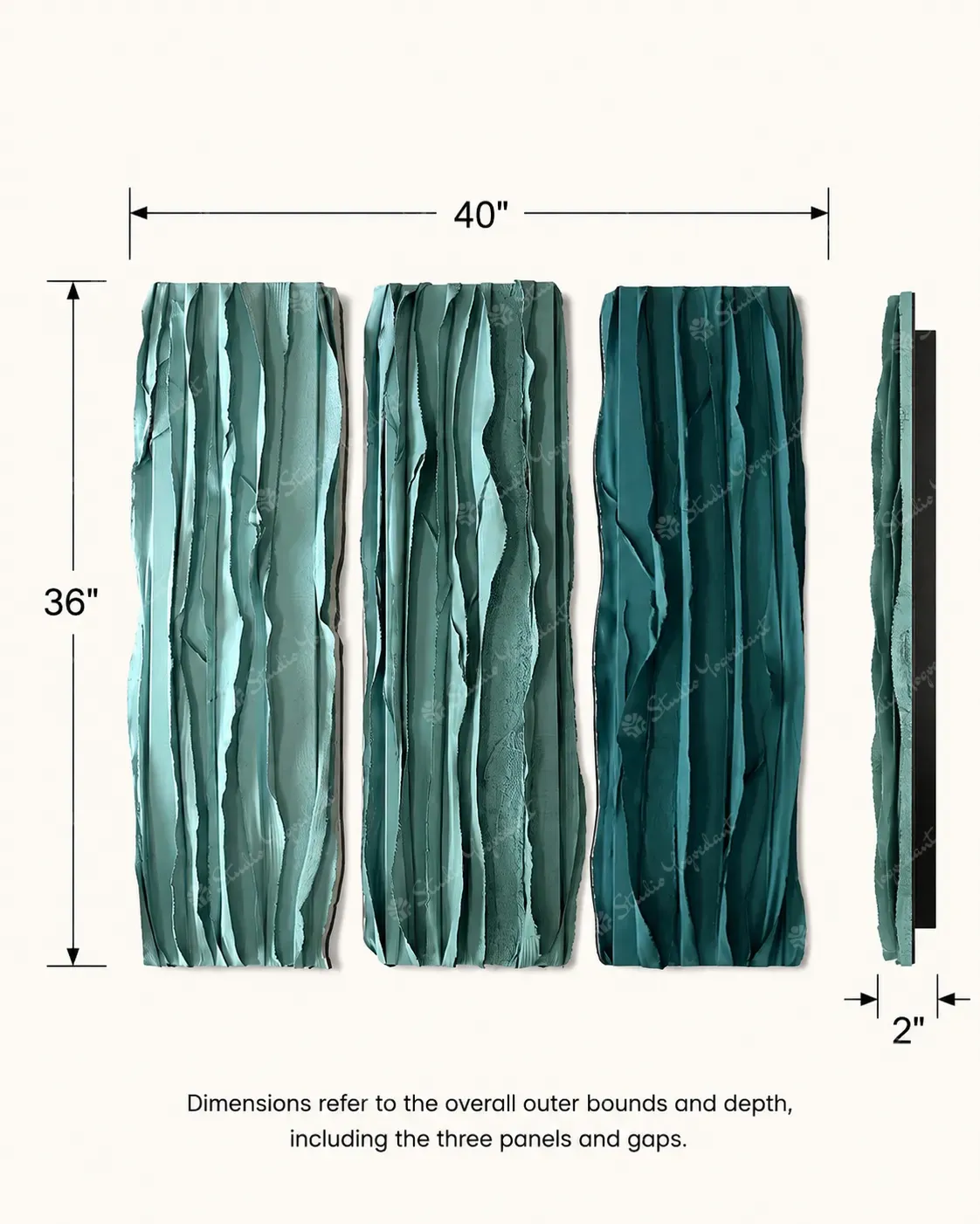 Teal Vertical Flow Relief Set - Image 4